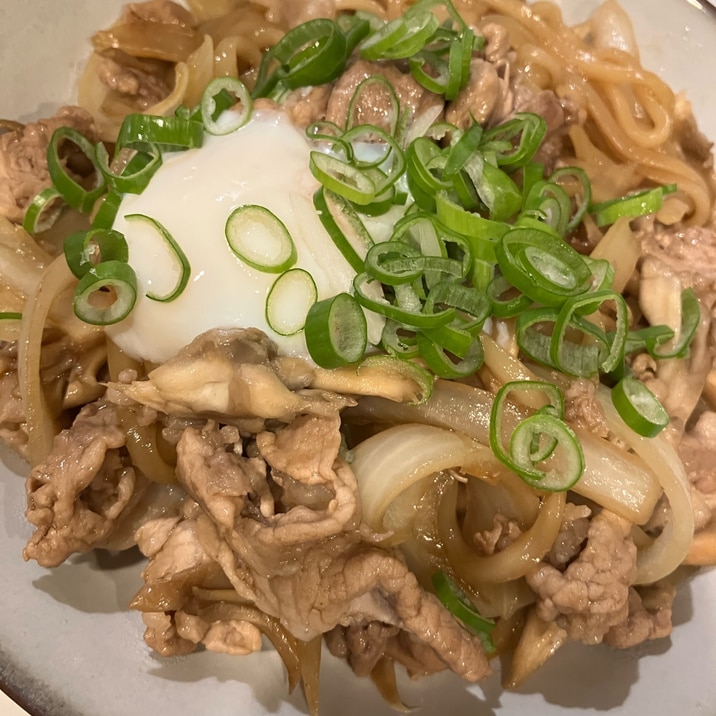 甘辛焼きうどん